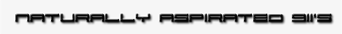 Naturally Aspirated 911's